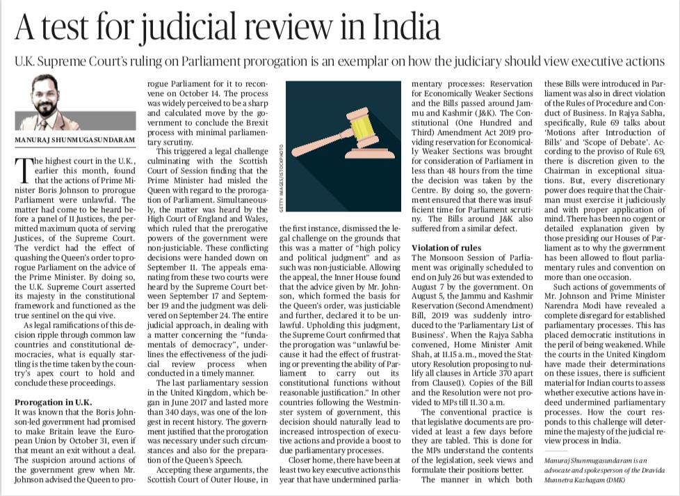 Judicial Review In India