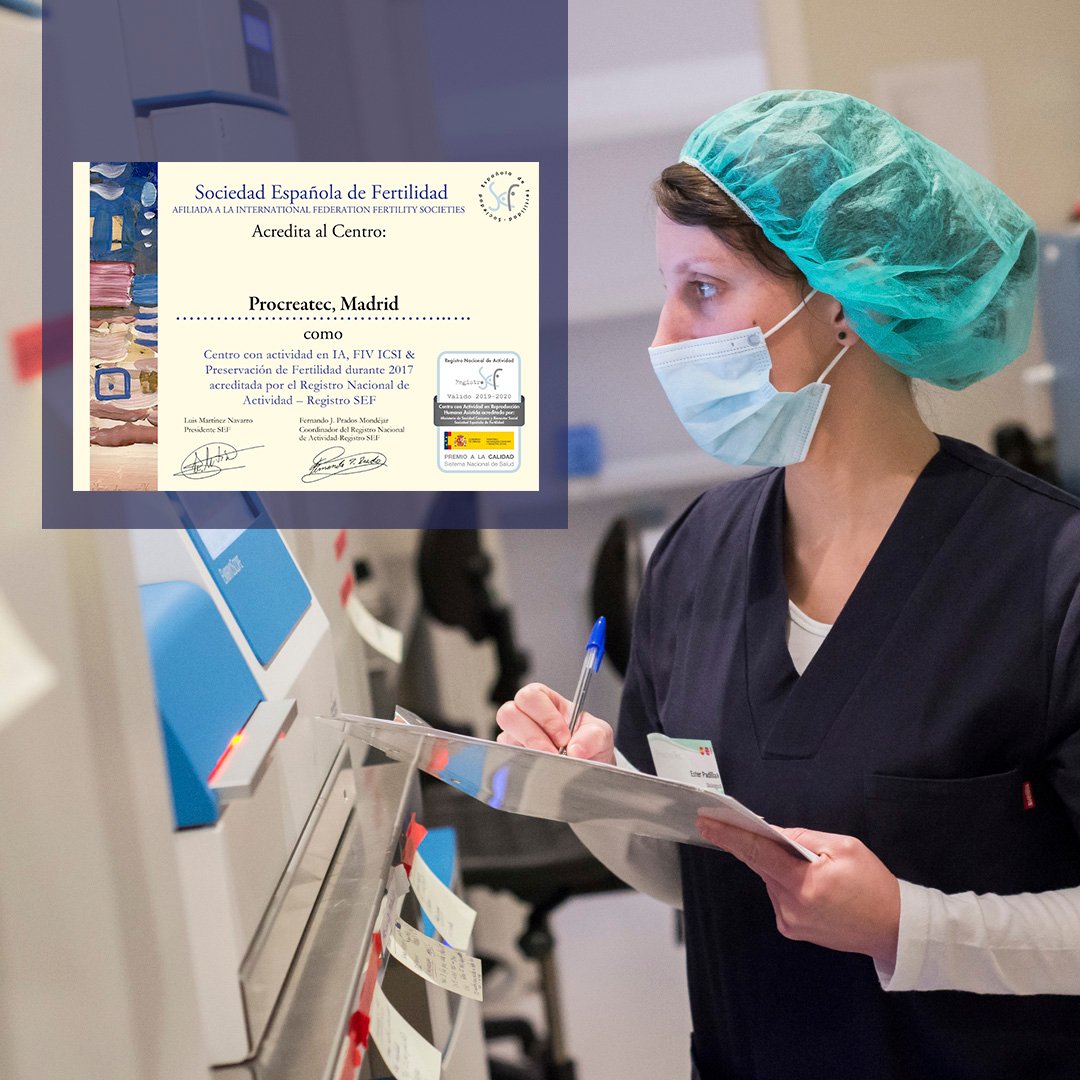 ProcreaTec_de's tweet image. Erneut bekommen wir das Siegel der spanischen Fertilitäts Gesellschaft, die die Qualität unserer Arbeit und der Protokolle in der assistierten Reproduktion garantieren.

#procreatec #ivfspain #ivf #ivflife #eizellspende #kinderwunschklinik #spanien #kiwu #kiwuspanien