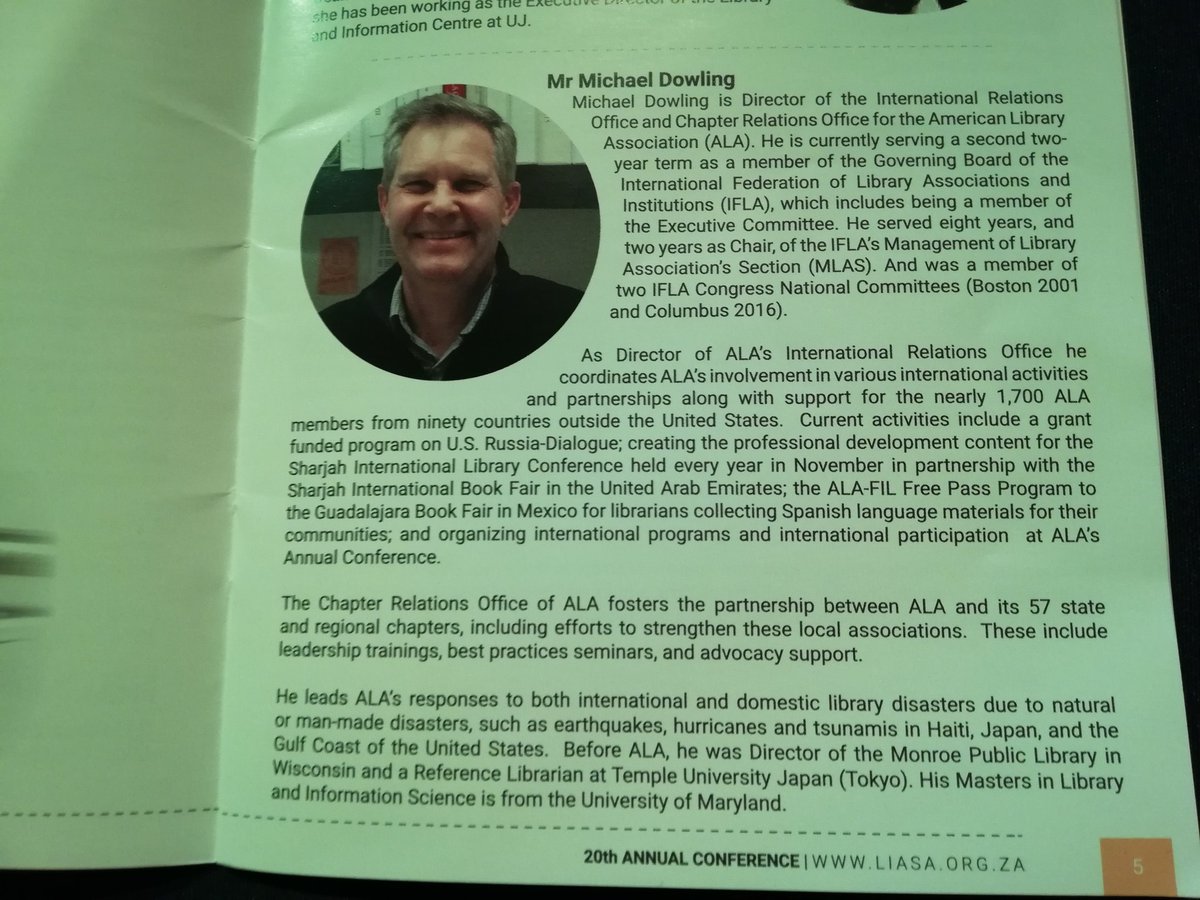 LIASA_Limpopo's tweet photo. Conference Address by Mr Michael Dowling
#LIASA2019 #TheButterflyEffect #LIASACONFERENCE https://t.co/szUSEAgxsg