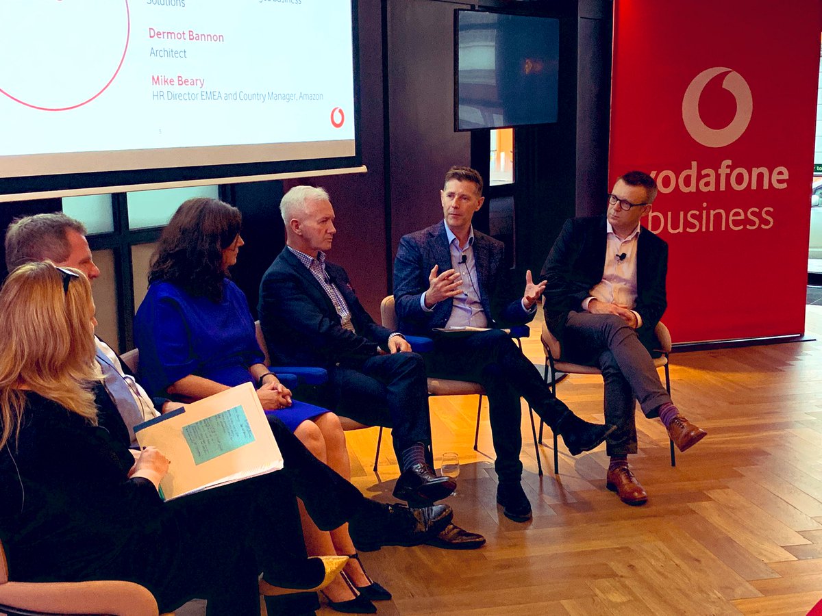 Sarahh81's tweet photo. #SmartWorking will sustain and revive rural communities - lots of interesting insights from our panel on how we can stimulate regional economic growth at the launch of our new report on the value of the @VodafoneIEbiz and @SIROIreland Gigabit Hubs https://t.co/PhoxIjPJ25