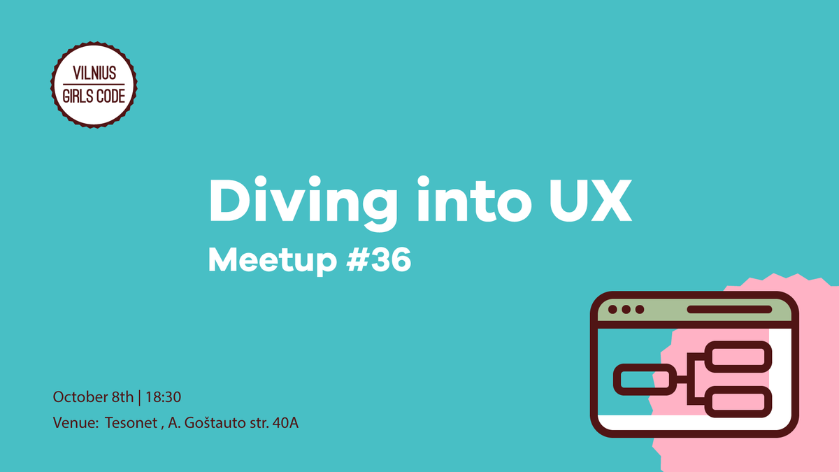 Hey hey! We are here with a new meetup! Its topic is crucial for any developer, so feel free to come and learn something new about UX. ;)