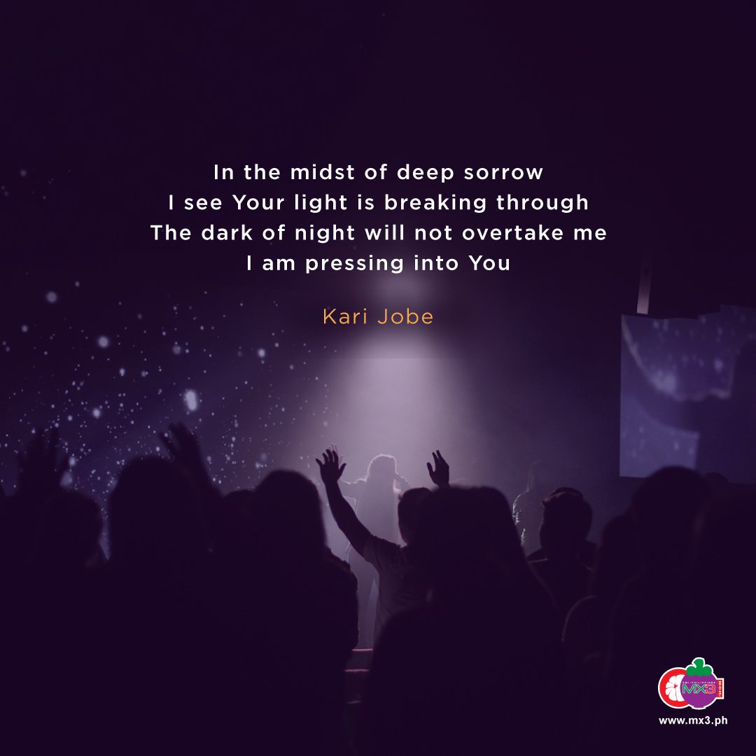 MX3Supplements's tweet photo. In the midst of deep sorrow
I see Your light is breaking through
The dark of night will not overtake me
I am pressing into You
~Kari Jobe
#TuesdayEssentials https://t.co/NSNaJHXfnd