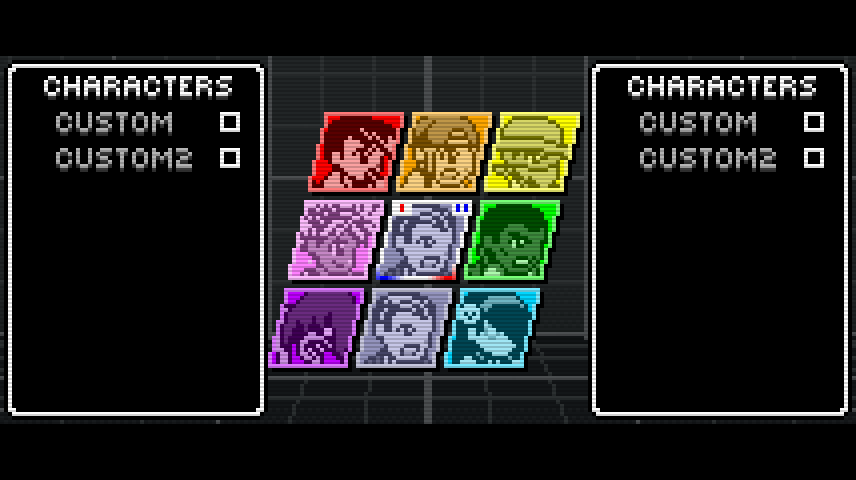 CSdoesCS's tweet photo. "Random select" gets replaced with this custom character list if mods are detected and you agree to use them when starting the application. https://t.co/9bszVCMTWV