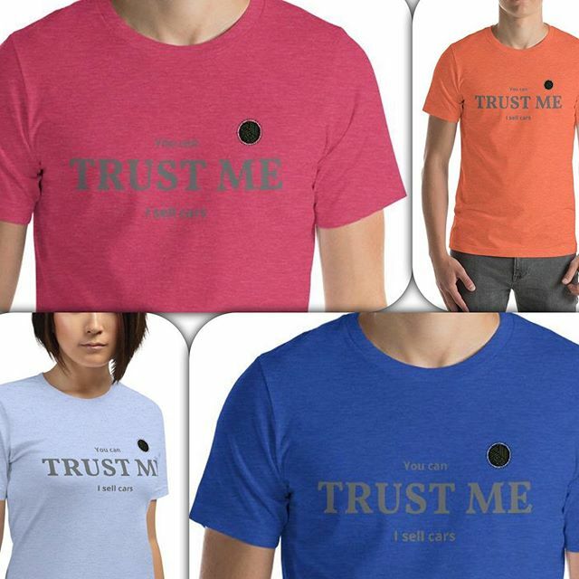 AutoSalesWear's tweet image. You can TRUST ME I sell cars Auto Sales Wear Car Biz SPIFFS Short-Sleeve Unisex T-Shirt  #carsales #autosales #auto #sales #wear #carsalesman #carsaleswoman #clothingbrand #tshirt #dealership #dealershiplife #carbiz #carbusiness #salespeople #car #notsel… ift.tt/2o3o2jv