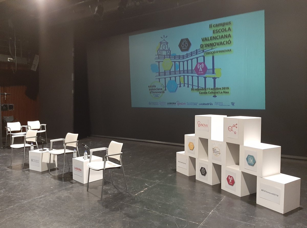 UVstartup's tweet photo. 👌🎓Hui a la @LaNauuv, continuem amb el II Campus de l'Escola Valenciana  d'Innovació #EVInnova2019 de @GVAlabora i la @UV_EG. Contarem amb la DG d'Ocupació i Formació @ROCIOBRIONESMO
i les🎙de #XarxaInnova, @Carlos_Andreu i @FerminCerezo https://t.co/GEtitfLQAO