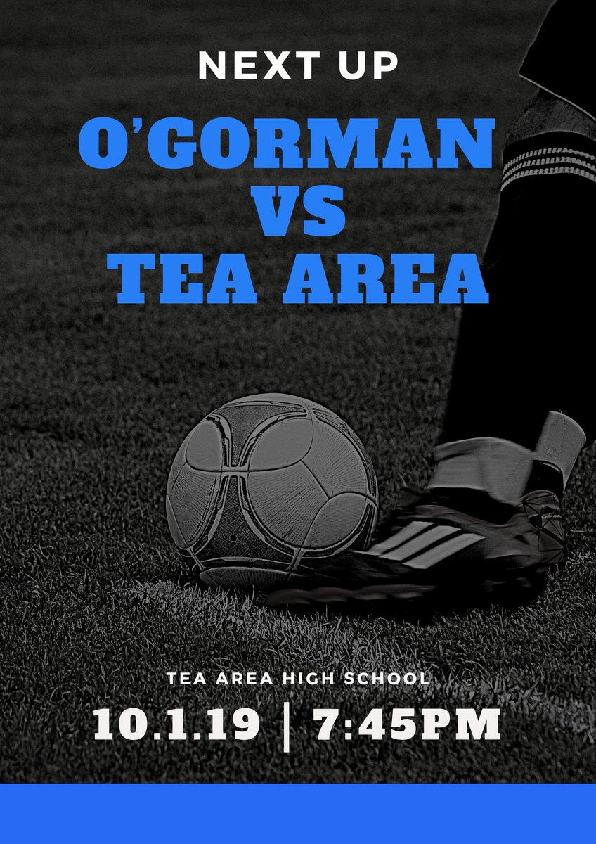 OGBoysSoccer's tweet image. Last game of the regular season!⚽️
Join us at Tea Area High School 
Varsity 7:45pm, JV 4:00pm

#ogboyssoccer #soccer #sdsoccer #goknights #ogorman #ogormanknights #lovesoccer
@OGHSKnights