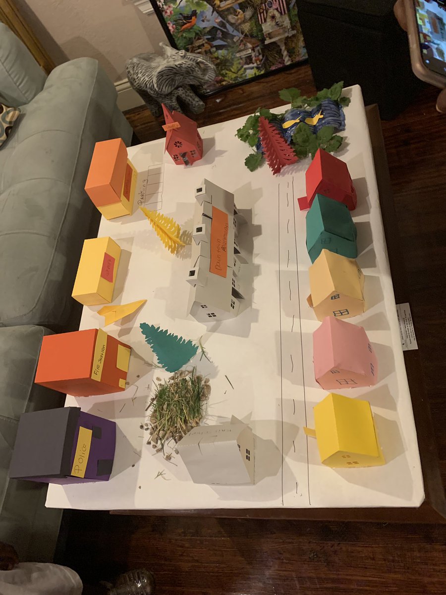 keewilson2's tweet photo. Proud Bonus Mother Moment. Kai’s first school project! A community made in 3D!! https://t.co/X5LRMrSzZy