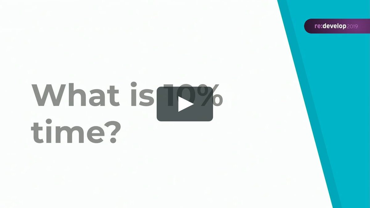 redevelopconf's tweet image. Want to empower individuals to be more creative and innovative in business? @Lizzie_Pope, Head of Technology @HolidayExtras, reveals at #redev19 how to maximise 10 percent time, working on projects to benefit your business. Learn how here: buff.ly/2nRJpnK