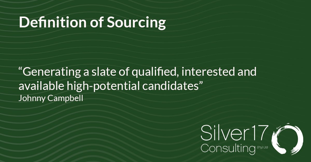 JenvanRiet's tweet image. Definition of Sourcing
“Generating a slate of qualified, interested and available high-potential candidates”
Johnny Campbell, CEO, Co-founder of @SocialTalent
#BooleanSearch #Boolean #Recruitment #Sourcing