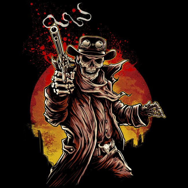 WeirdWestRadio's tweet photo. Skeleton Cowboy. 

#weirdwest #cowboy #skeletoncowboy 
#halloween #31daysofweirdwesthalloween https://t.co/RabJsZ1MTA