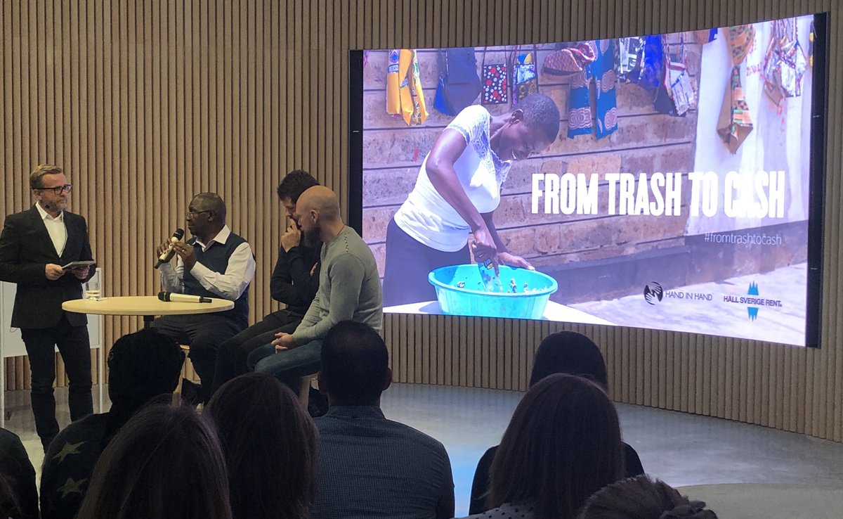 KonigLouise's tweet photo. Possible to create 4000 jobs #fromtrashtocash #handingand in Kenya @HallSverigeRent @jragnartz @PostkodLott Including locals, in circular possibilities f clothes&shoes, t reduce #poverty and #ClimateChange Check it out! @AHallbarhet @MiljoUtveckling @caminomagasin @ElinLarsson3 https://t.co/ckt3d4YBBA
