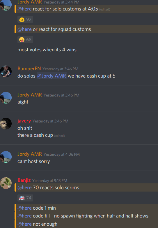vanu_yt's tweet photo. cano in the past day (HAVING CONVERSATIONS IN THE CODE CHANNEL AND SPAMMED @) https://t.co/O78RuZVoLf