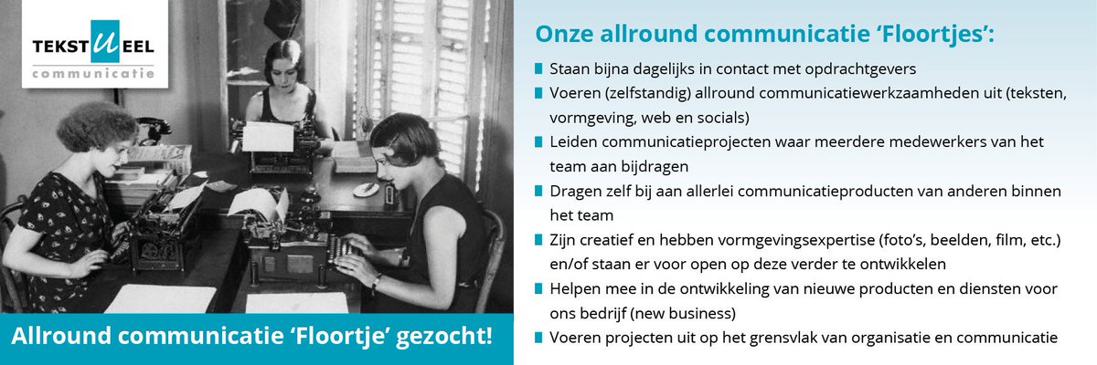 TekstUeel - communicatie tweet media