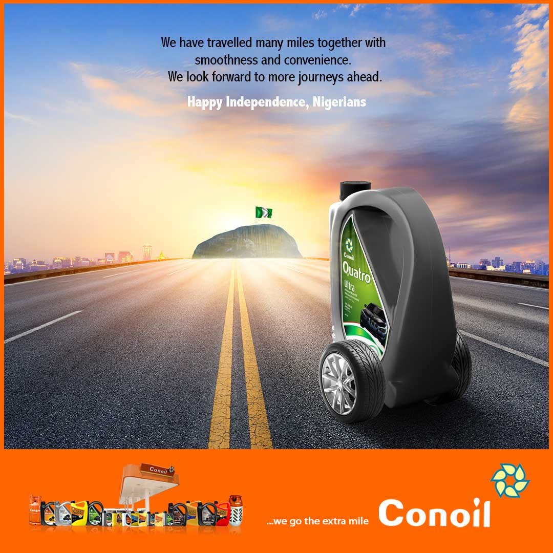 Conoil_Plc's tweet photo. Independence... it is something we will cherish until the end. From all of us @ Conoil Plc, we say
Happy Independence Day https://t.co/4rq1m6RVqj