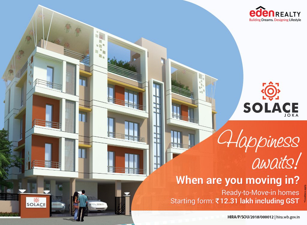 Just five minutes away from the proposed Joka Metro, Solace Joka welcomes you to cozy rooms and a relaxed ambience! Explore: edenrealtygroup.com/project/solace…