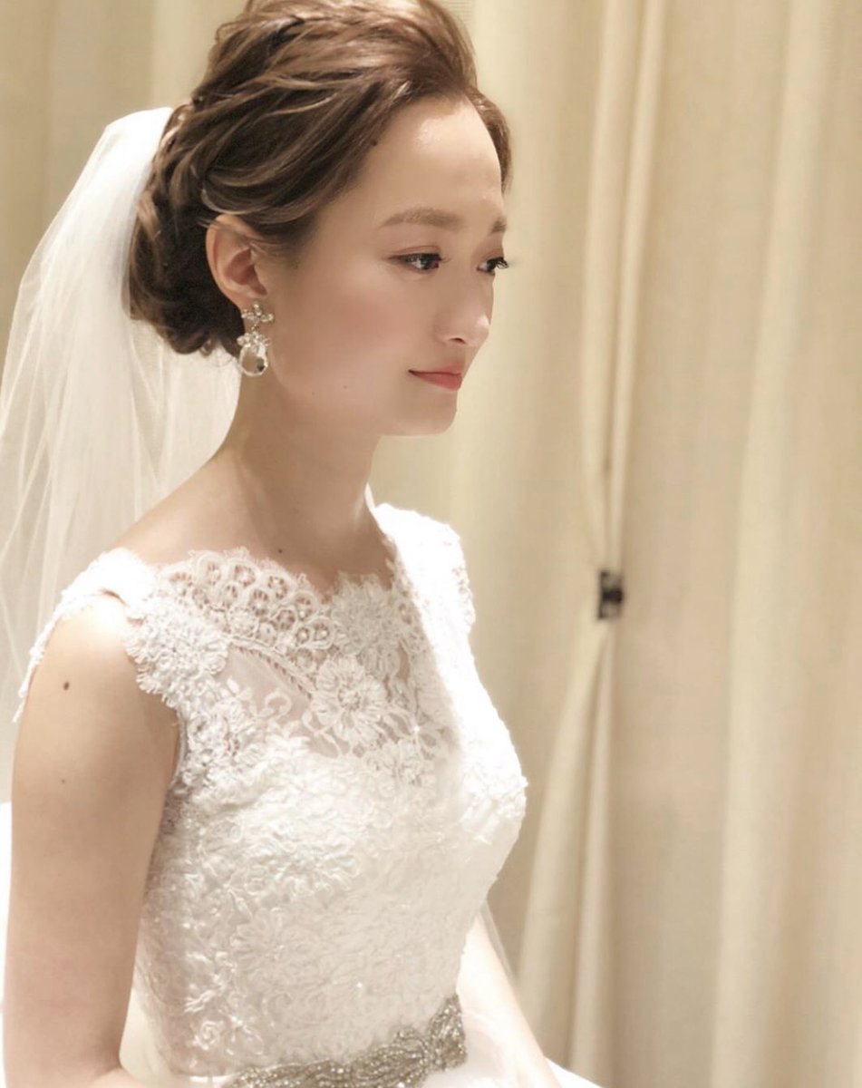 Bridal Hairmake Geek ブライダルヘア ナチュラルメイク 結婚 ヘアメイク ヘアアレンジ Bridal Wedding 出張ヘアメイク Hairarrange Marriage 関東花嫁 東京花嫁 関西花嫁 春婚 夏婚 ホテル婚 ホテルウエディング T Co