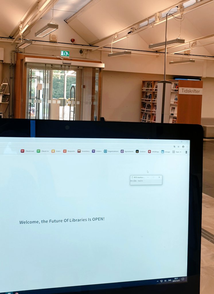 Good morning from the circulation desk at Chalmers! <a href="/FOLIO_LSP/">FOLIO-Open Libraries</a> #opensource