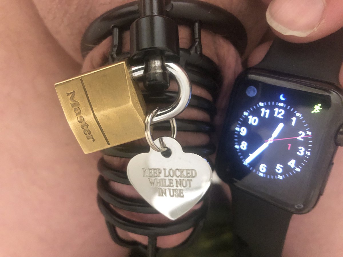 #alllockedup in #chastity on #October1st for #locktober2019.