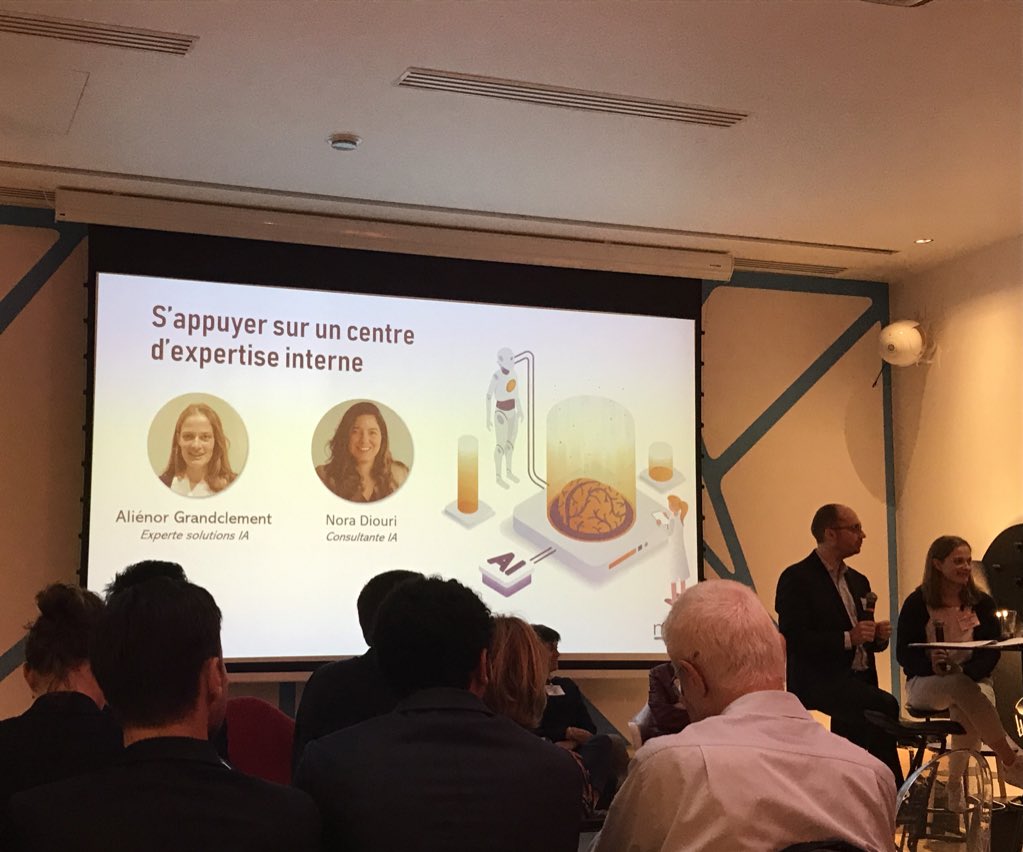 cecilelaufer's tweet photo. Idée inspirante du jour 😜@NoraDiouri et Alienor GrandClement du centre expertise IA  @EDFofficiel proposent des formations de  3 jours aux collaborateurs pour désacraliser l’IA et inspirer des cas d’usage @mc2igroupe https://t.co/VpFWAgMy6b