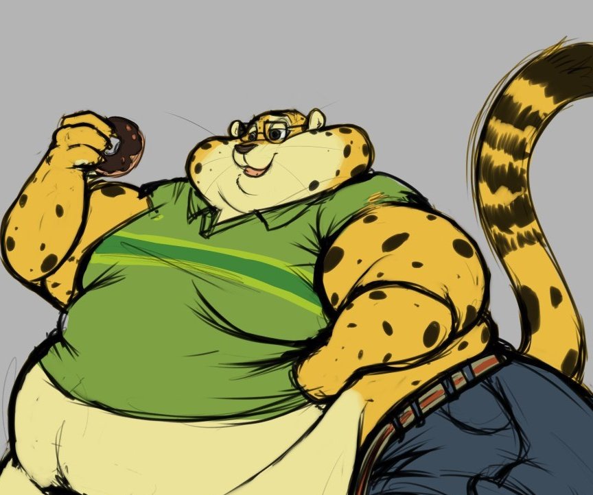 So uh, about that warmup I did yesterday.Clawhauser time.pic.twitter.com/6Q...