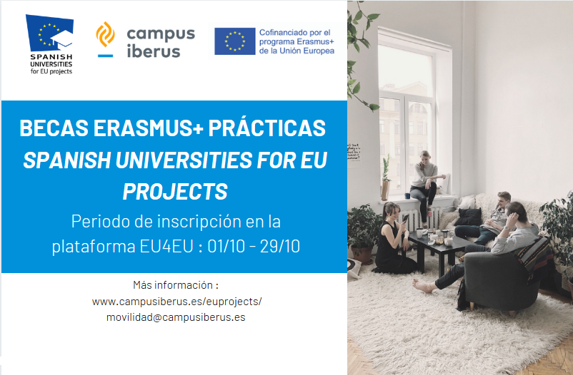 CampusIberus's tweet photo. 📝 Abierta Fase I de inscripción en la plataforma EU4EU para realizar prácticas en instituciones extranjeras. 

🌐Sube tu perfil a : https://t.co/bMZlhzfzW3

Más info: https://t.co/Mj5uvE6Spw

✉movilidad@campusiberus.es

 @EUErasmusPlus
 @sepiegob https://t.co/pvSTbzDvIQ