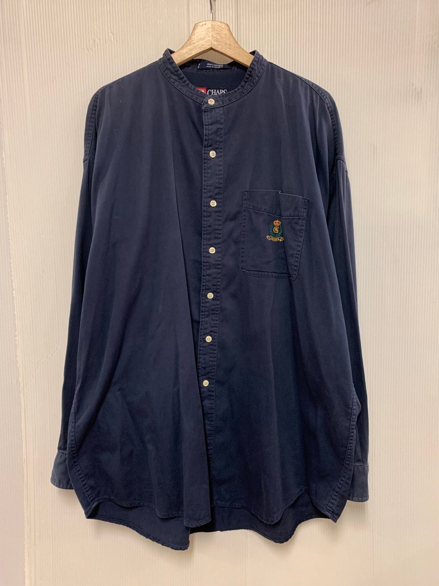 joe_kichijoji's tweet photo. NEW ARRIVAL

＜Men’s＞ CHAPS / コットンバンドカラーシャツ

¥3,400+TAX https://t.co/3i4CK2RyBY