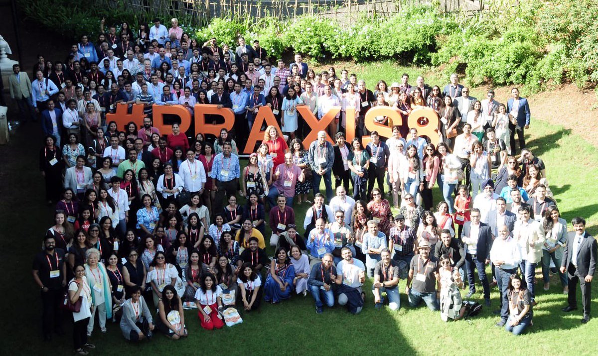 RadhikaNandwani's tweet image. Can you spot me?  The sea of #comms professionals in India 
#PRAXIS8