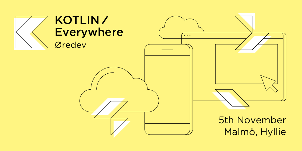 oredev's tweet photo. Don't forget to join our FREE half-day Øredev + Kotlin/Everywhere event on Nov 5th! Come learn the essentials and best practices for Kotlin in Android, Google Cloud Platform and multi-platform development! 👏 Book your seat: https://t.co/ZCk50JZPd6 #kotlin #kotlineverywhere https://t.co/0gBHQEGqw9