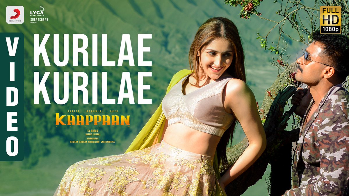 LycaProductions's tweet photo. The stellar 🤩 #KurilaeKurilaeVideoSong from #KAAPPAAN 😎 is here...

🔗 https://t.co/IL8T7zoFQd

@Suriya_offl @anavenkat @sayyeshaa @Jharrisjayaraj #Kabilan @javedali4u #DarshanaKT https://t.co/O8lbPeOLHv