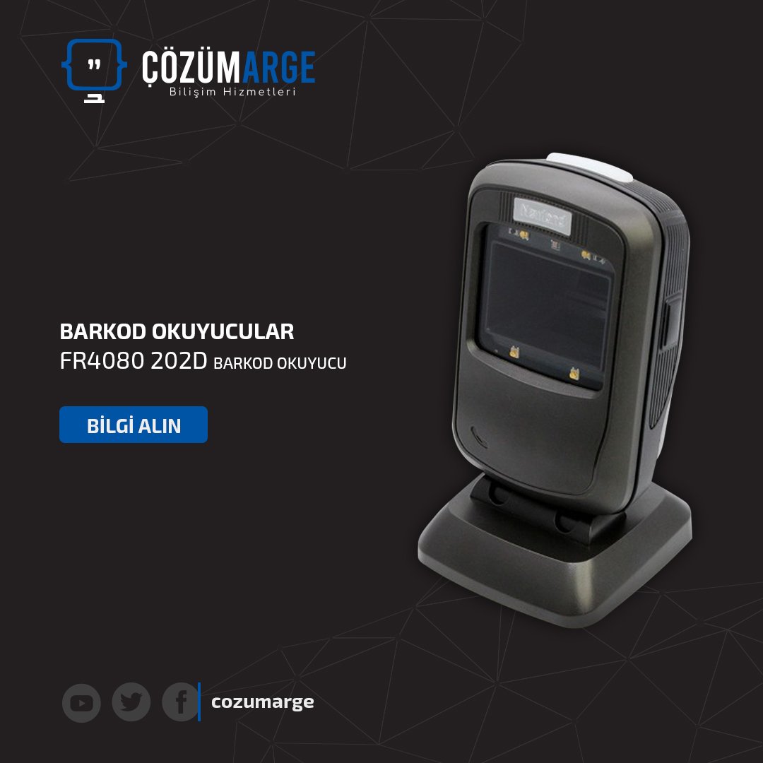 FR4080 202D BARKOD OKUYUCU

Detaylı bilgi için ;
cozumarge.com.tr

#donanim #turnike #yuztanima #kartokuyucu #parmakizi #access #personel #kilit #buton #alarm #dedektor #otopark #bariyer #plaka #ogs #hgs #mobil #yazilim #plakatanima #mobilotopark #biletliotopark