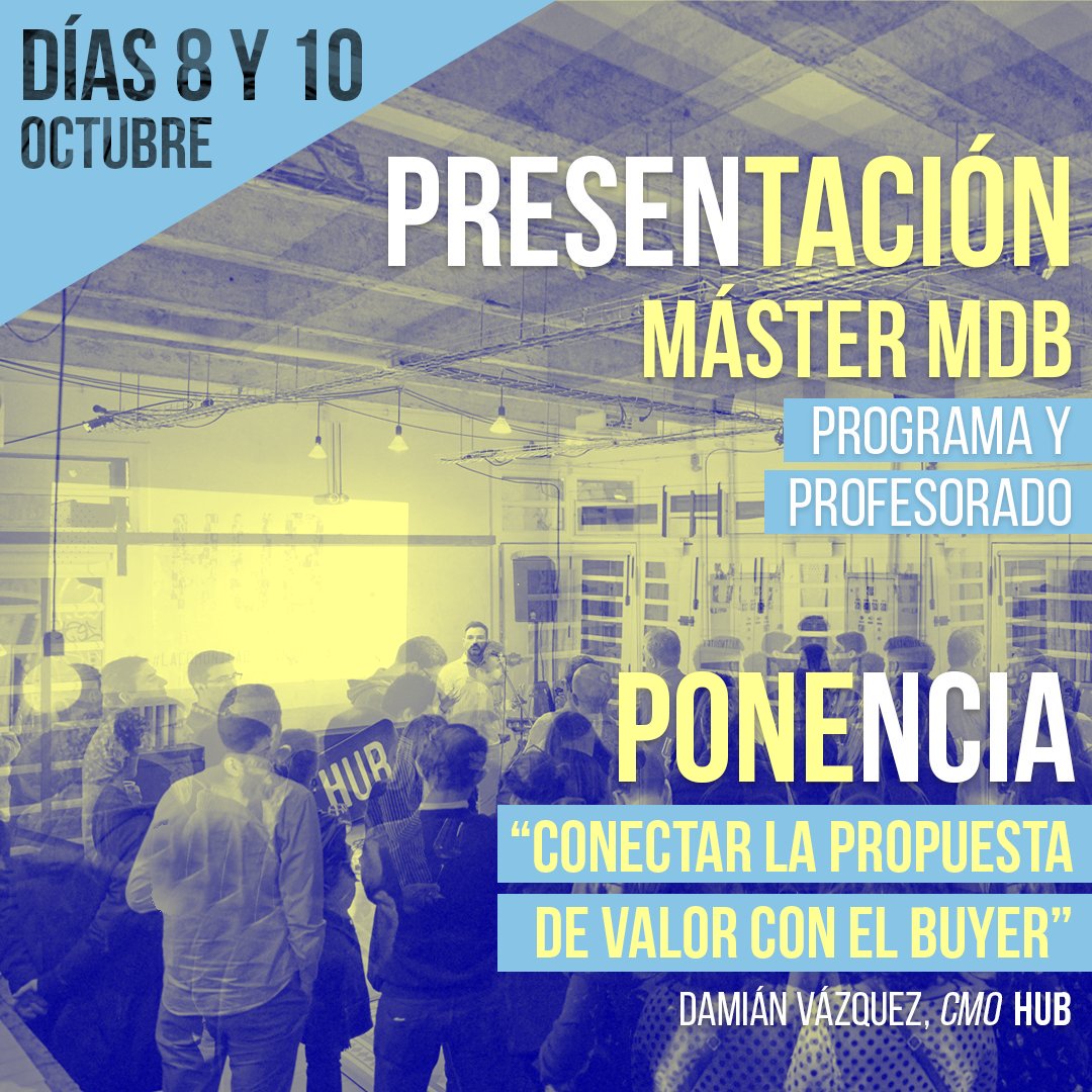 HUBescuela's tweet photo. #OPENDAY ¿Quieres descubrir el programa que te ayudará a impulsar tu carrera profesional? 🚀
Ven y descubre todos los detalles del #MasterDigitalBusiness 💪 Metodología, profundidad de los contenidos y a todos los profesionales que te acompañarán en tu viaje formativo 🎒😉 https://t.co/xpoxkhWN7D