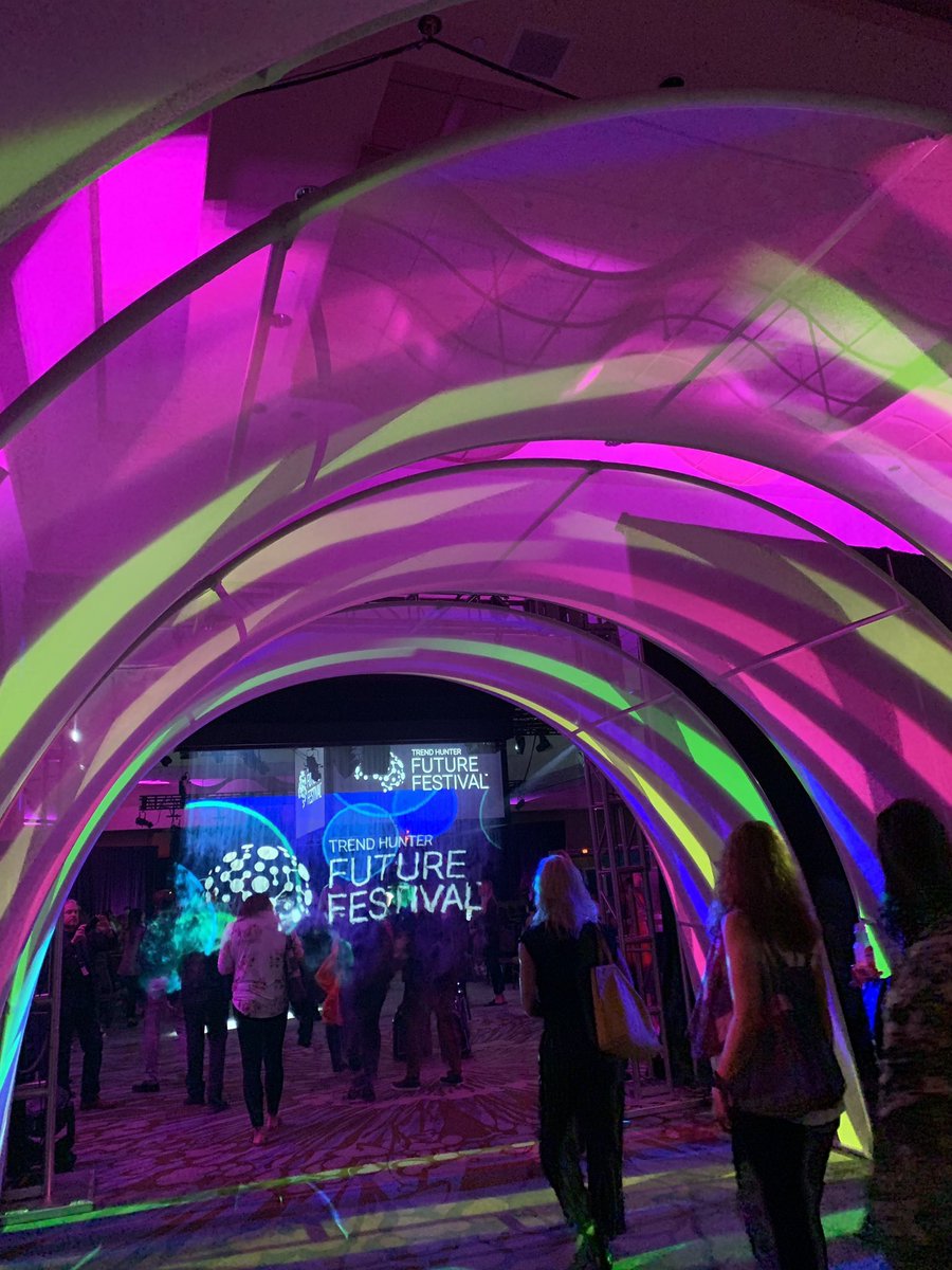 #FutureFestival is here and the entrance tunnel is even better than last year! <a href="/TrendHunterFF/">Future Festival</a> <a href="/trendhunter/">Trend Hunter</a>