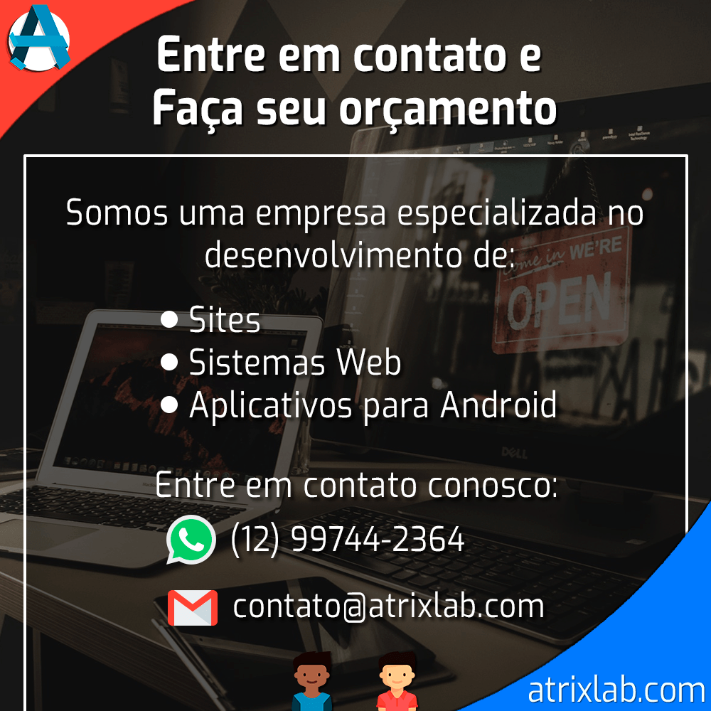 atrix_lab's tweet photo. Saiba mais sobre nossos produtos e serviços acessando nosso site: https://t.co/dE3SWYyyHj

WhatsApp: https://t.co/0S3eENNzz3

#marketingdigital #agenciadigital #criacaodesites #criacaodesite #marketing #criarsites #sitesresponsivos #engajamento #resultados #site #empresario https://t.co/MldpRlui8U