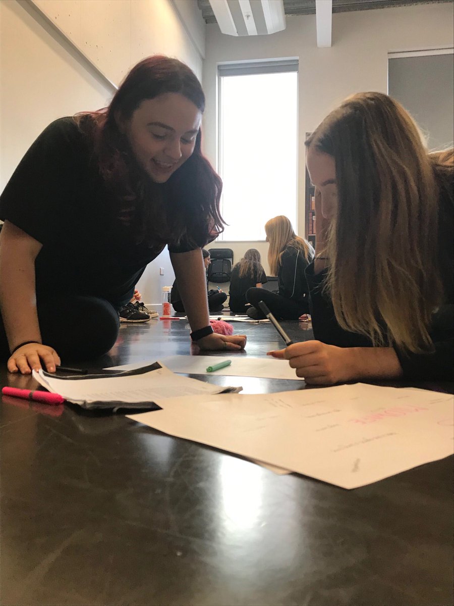 Emilia_BOA's tweet photo. Our cast is hard at work on their character development for Emilia! Who’s excited to see this in January? 💙 #WeAreEmilia https://t.co/SwGK18YEMp