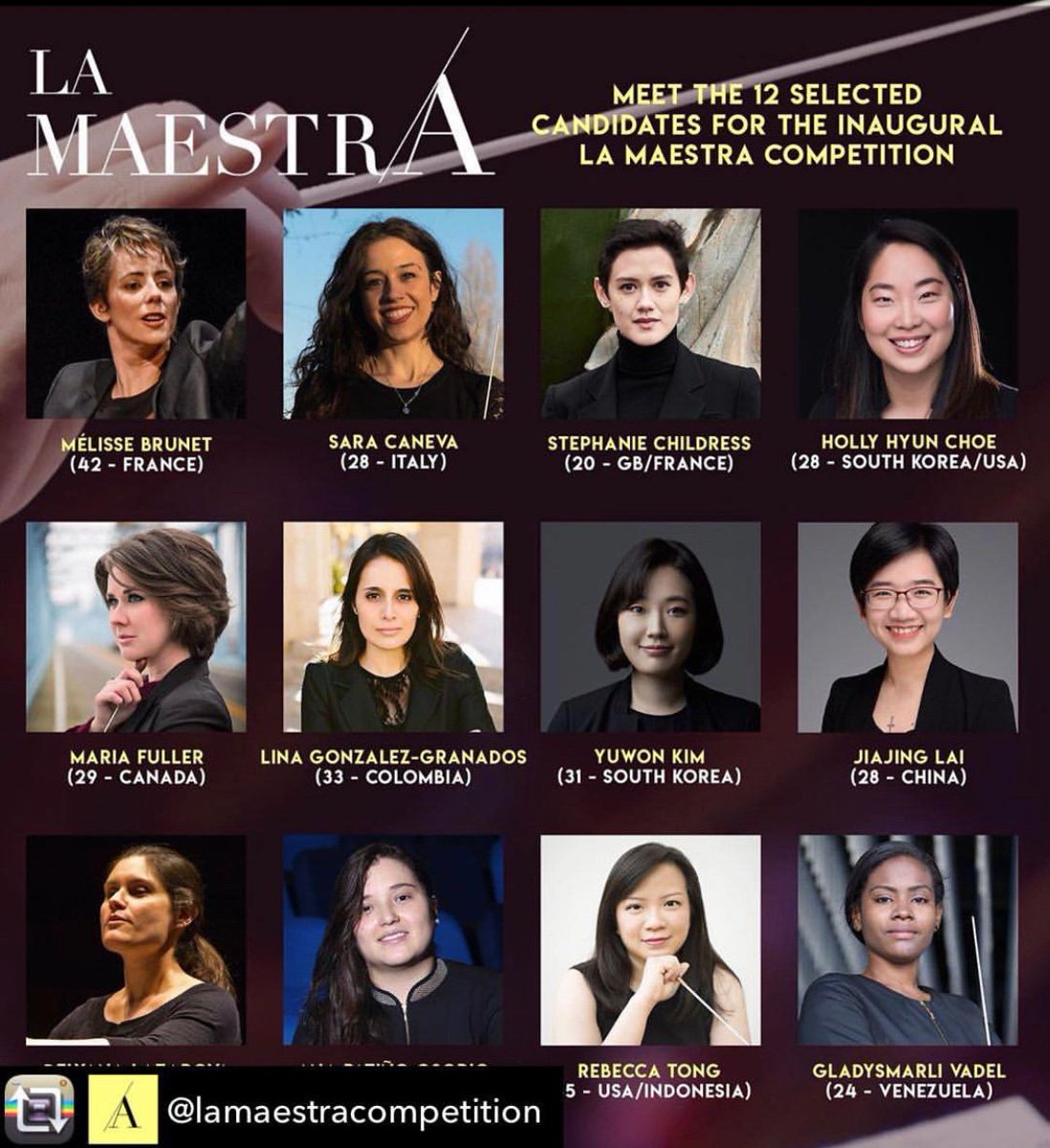 Thierry Masson✏️ (@thierryeu) on Twitter photo 👏 Premier concours international de femme cheffe d’orchestre, organisé par mon ancienne cheffe <a href="/clairegibault/">Claire Gibault</a>
Aidez-nous à faire connaître cet événement ! 👏 Premier concours international de femme cheffe d’orchestre, organisé par mon ancienne cheffe <a href="/clairegibault/">Claire Gibault</a>
Aidez-nous à faire connaître cet événement !