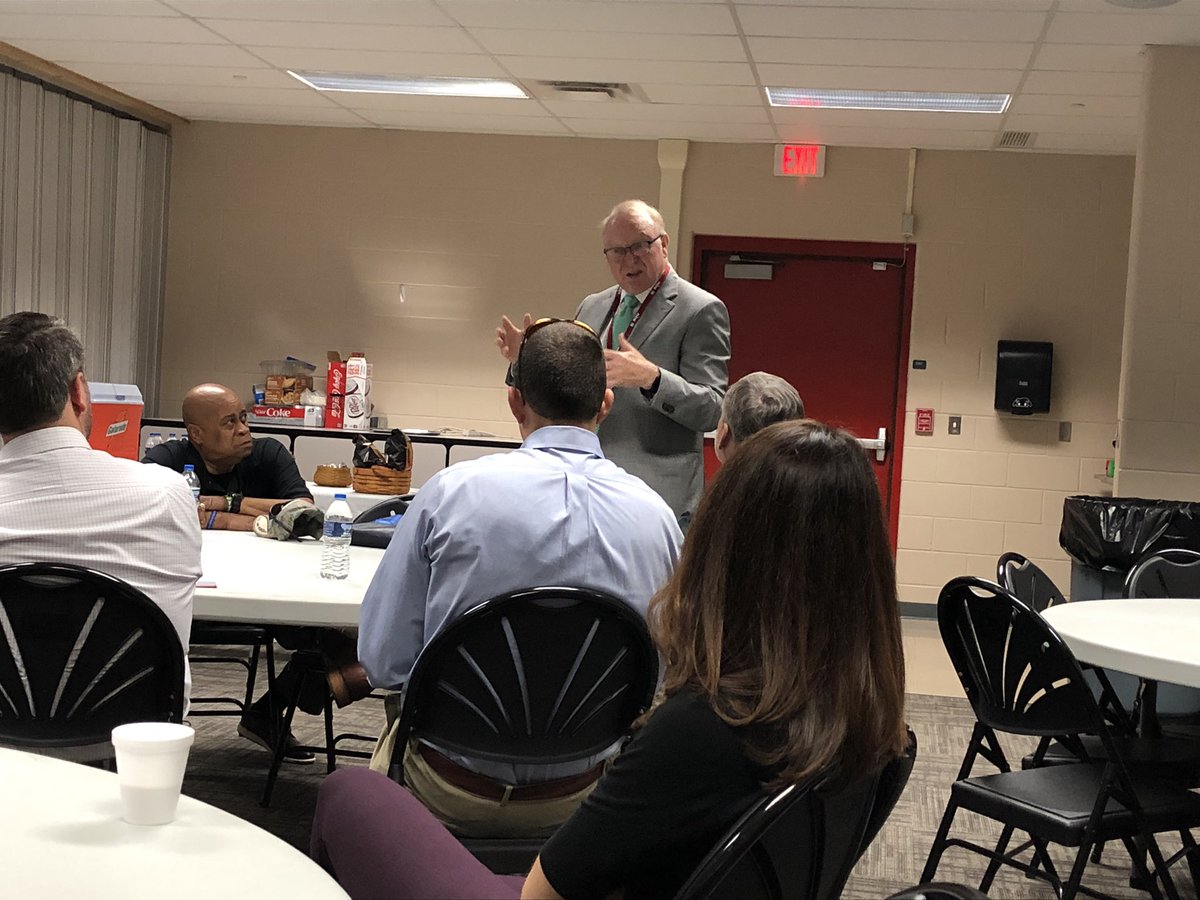 ESConsortium's tweet image. We wrap up a fantastic and informative visit this morning with some sharing facilitated by our fearless leader Jim Mahoney.  THANK YOU @Newark_Schools for the wonderful Ohio hospitality. See you all next year!