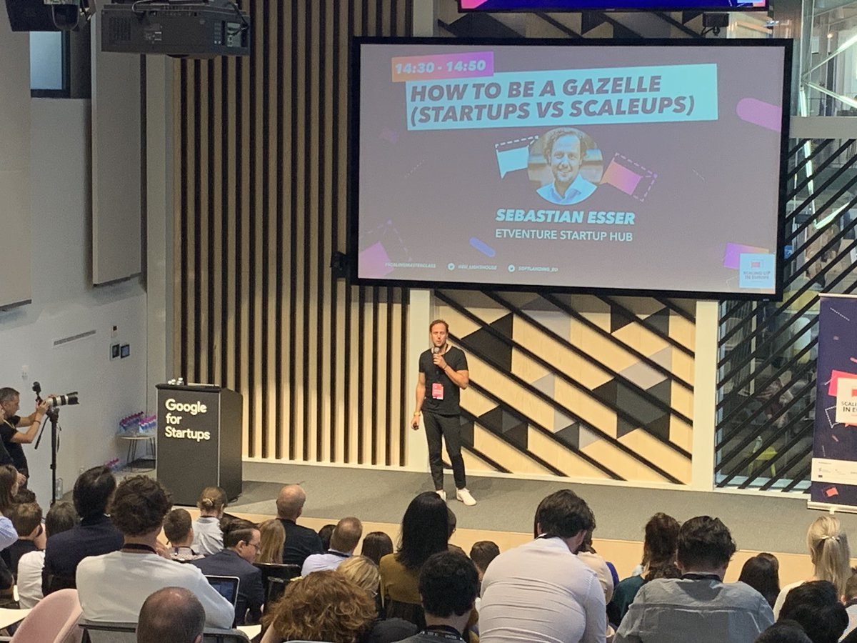 eu_lighthouse's tweet image. 1. A clear focus on the core value proposition
2. Cash is 👑
3. People Matter: are they engaged?3b. Value good employees &amp;amp; compensate
3c. Are you investing in them?
4. Scaling = 🕰
Sebastian Esser, @etv_startuphub Venture Partner #ScalingMasterclass