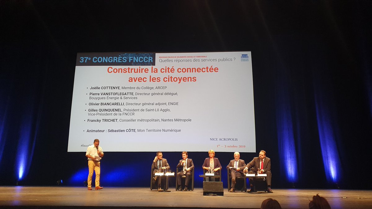 @fnccr les #smartcity #smarterritory nous rapprochent des citoyens #coconstruction #innovation #projetsurmesure #transformationdelaville @pvanstoflegatte @Bouygues_ES @mlavenant @SYADEN_11 @NimesMetropole @nimes @CarcaInfos @Montpellier3m