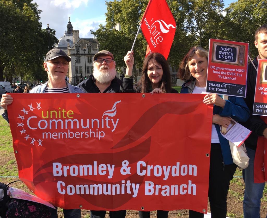 Bromley and Croydon Unite Community (@and_unite) on Twitter photo #TVLicence <a href="/and_unite/">Bromley and Croydon Unite Community</a> supporting the Save Over 75s TV Licence Demo in London @OurCommunityLE <a href="/SteveT_Unite/">Steve Turner - Join your union</a> <a href="/unitetheunion/">Unite the union: join a union</a> <a href="/LianeGroves/">Liane Groves</a> <a href="/Unite_Community/">Unite Community ✊🏼 #joinaunion</a> <a href="/UniteCommCam/">UniteCommCamden</a> <a href="/UniteCommGLAB/">Unite Community GLAB</a> @UniteEnfield <a href="/Unite785brchsec/">Branch Sec</a> <a href="/UniteCommLeic/">Unite Community Leic</a> <a href="/UniteWestMids/">Unite West Midlands</a> <a href="/imajsaclaimant/">Andy Mitchell</a> #TVLicence <a href="/and_unite/">Bromley and Croydon Unite Community</a> supporting the Save Over 75s TV Licence Demo in London @OurCommunityLE <a href="/SteveT_Unite/">Steve Turner - Join your union</a> <a href="/unitetheunion/">Unite the union: join a union</a> <a href="/LianeGroves/">Liane Groves</a> <a href="/Unite_Community/">Unite Community ✊🏼 #joinaunion</a> <a href="/UniteCommCam/">UniteCommCamden</a> <a href="/UniteCommGLAB/">Unite Community GLAB</a> @UniteEnfield <a href="/Unite785brchsec/">Branch Sec</a> <a href="/UniteCommLeic/">Unite Community Leic</a> <a href="/UniteWestMids/">Unite West Midlands</a> <a href="/imajsaclaimant/">Andy Mitchell</a>
