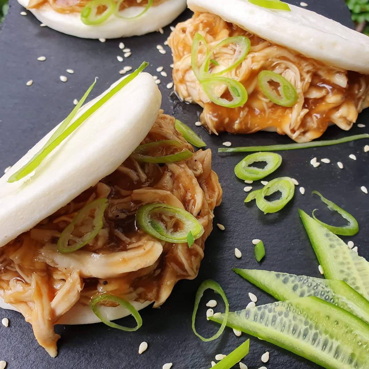 KitchenHalal's tweet image. Check out our new #sousvide #pulledchicken!
Available in:
● BBQ
● Korean Firecracker
● Teriyaki 
● Sweet &amp;amp; Sour
Indulge in tender, melt in the mouth chicken..#yummy!
Order online now!
gourmethalalkitchen.co.uk 
#chicken #halal #hmc #teriyaki #koreanfirecracker #sweetandsour