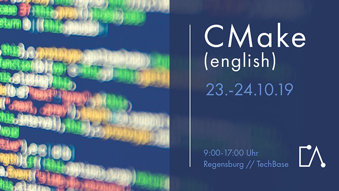 Eclipseina's tweet photo. Eclipseina GmbH
@Eclipseina
only 3 and a half weeks until our #CMake seminar!
#SoftwareTraining in #Regensburg in #English
#BuildToolchain #OpenSource #Framework #CrossCompiling
https://t.co/uvXXfJZ8vg https://t.co/TkZOVBmunG