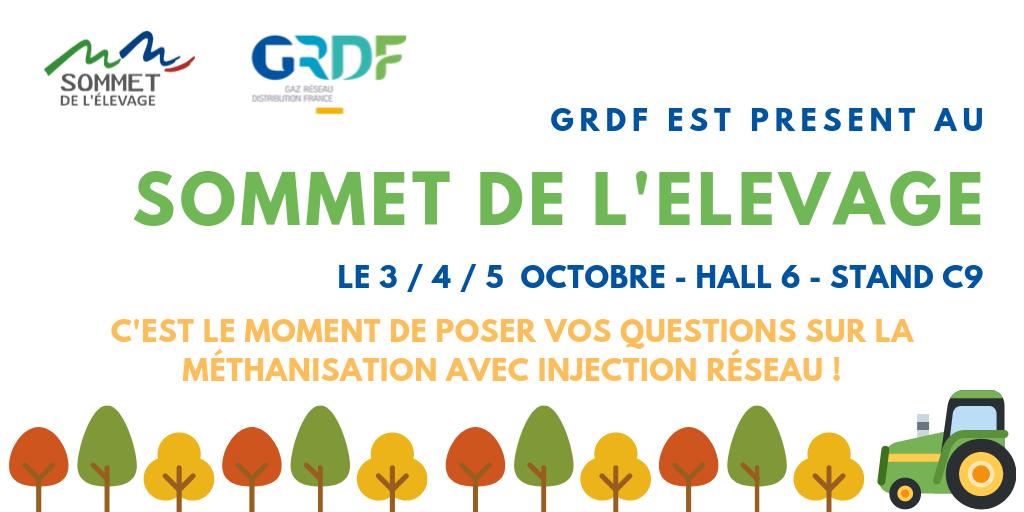 Nous vous invitons à la conférence sur la
#methanisation ce vendredi 4 octobre au <a href="/SommetElevage/">SOMMET DE L’ÉLEVAGE</a> avec <a href="/auvergnerhalpes/">Auvergne-Rhône-Alpes</a> , <a href="/ademe/">ADEME</a>
,  la #DREAL  et  la
#DRAAF   !
RDV de 10 à 12h, Salle 2A au
Centre des Conférences !

🐮☘️🌿🚎🚗🚜🐷