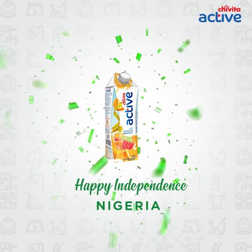 Yay! Happy Independence Nigeria. 59 active years of greatness #chivitaactive #getactive