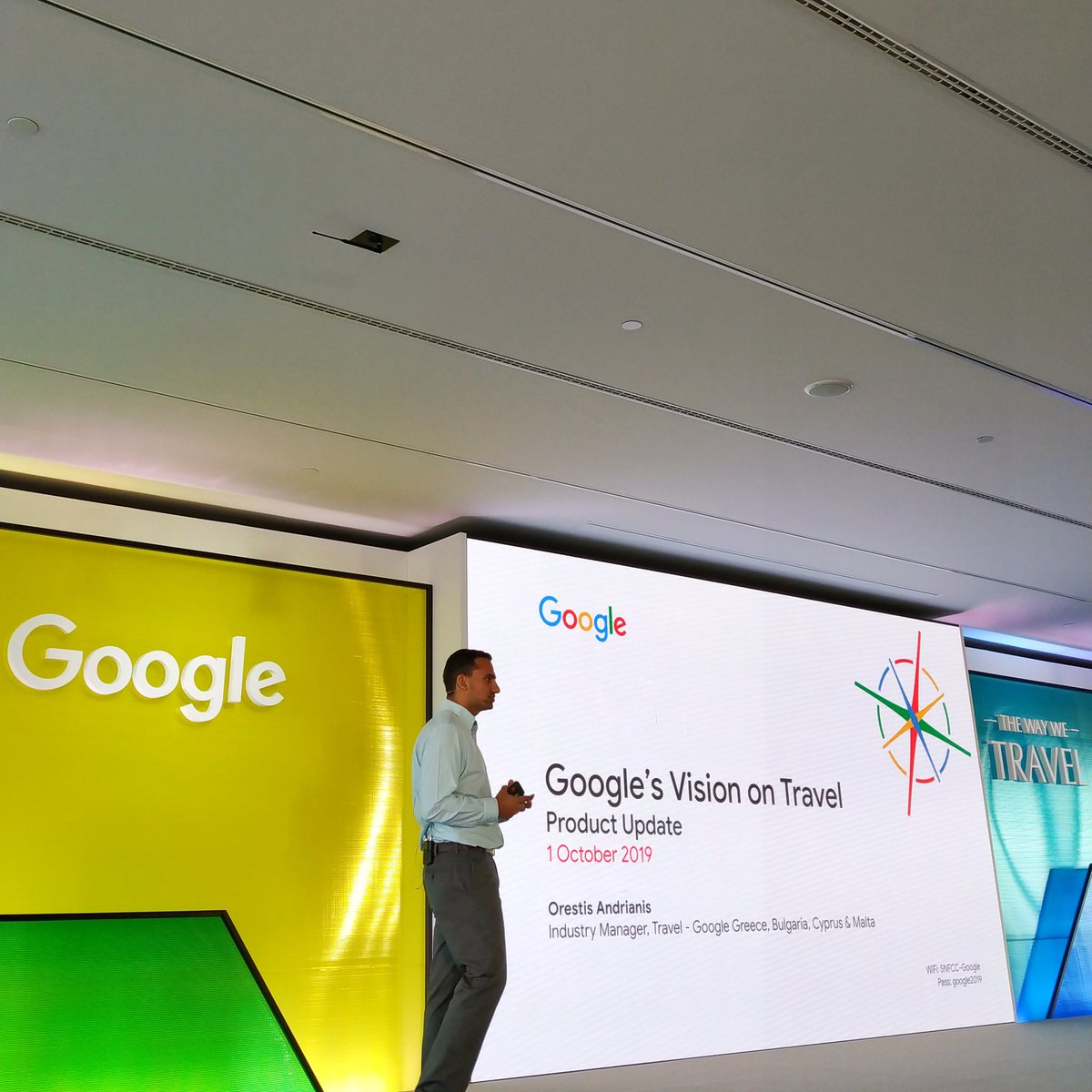 Capsuletacceler's tweet image. *Συμβαίνει τώρα*

Είμαστε ιδιαίτερα χαρούμενοι να είμαστε προσκεκλημένοι και να συμμετέχουμε με τις 10 ομάδες μας στο σημερινό event της @Google, sponsor του Προγράμματος Επιτάχυνσης, με θέμα &quot;The Way We Travel&quot;! #CapsuleTacceleratorGR #ScaleUp #Tourism #Innovation