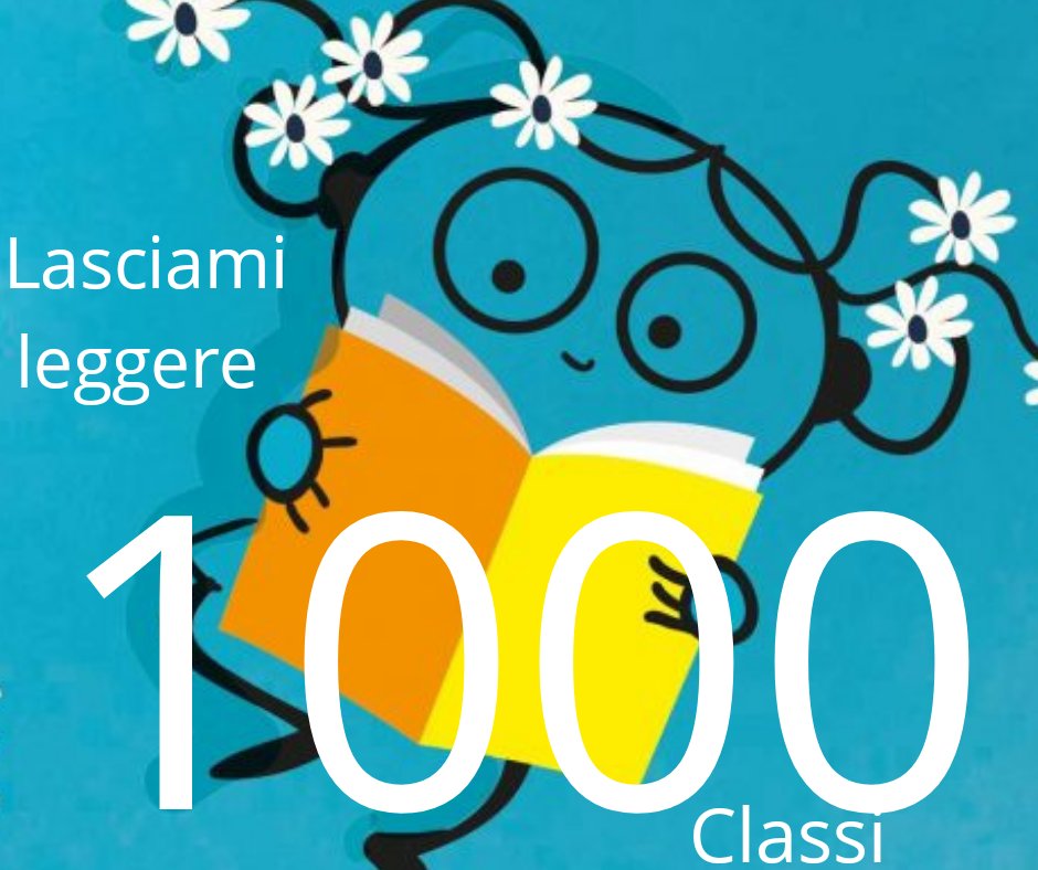 testefiorite's tweet photo. 1000 classi in tutta Italia e due scuole italiane all'estero! Grazie! #lasciamileggere https://t.co/dGDsSOff6v