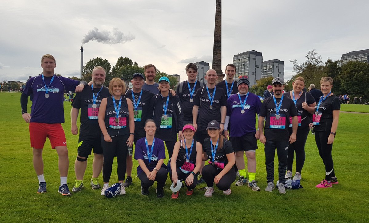 Congratulations to the employees from SLGT and NCT who took part in the 10k Great Scottish Run in Glasgow on Sunday.  They have raised a total of £2,715 for Beatson Cancer Charity.  Thank you to all who have donated – we appreciate your support!
