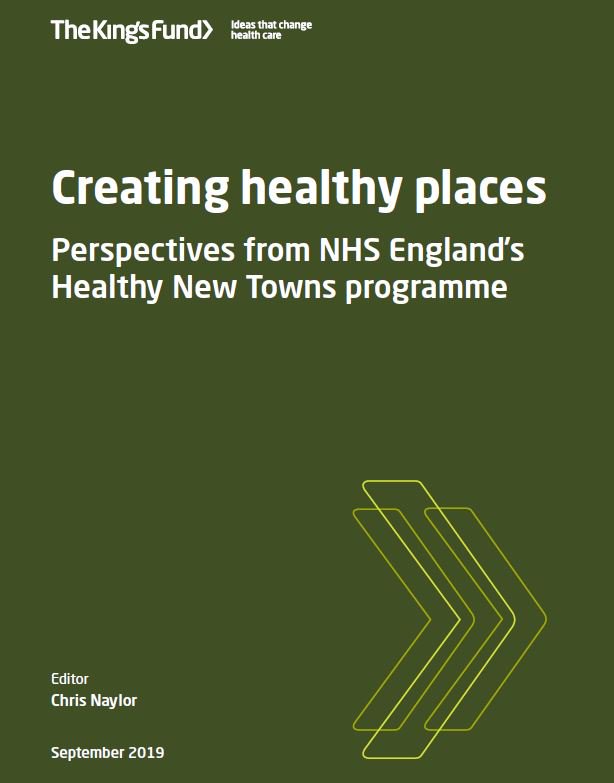 LAHArtsHealth's tweet image. How does where we live impact our health? @TheKingsFund essay collection gathers personal insights from those involved in #NHS England&apos;s Healthy New Towns programme to illustrate just how powerful a coherent local approach to population health can be kingsfund.org.uk/publications/c…