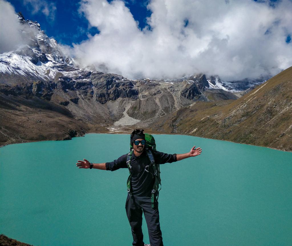 nirojsedhai's tweet photo. I am here at one of my favourite place.
#Gokyo #Nepal #VisitNepal2020 https://t.co/TlCSr6mpwE