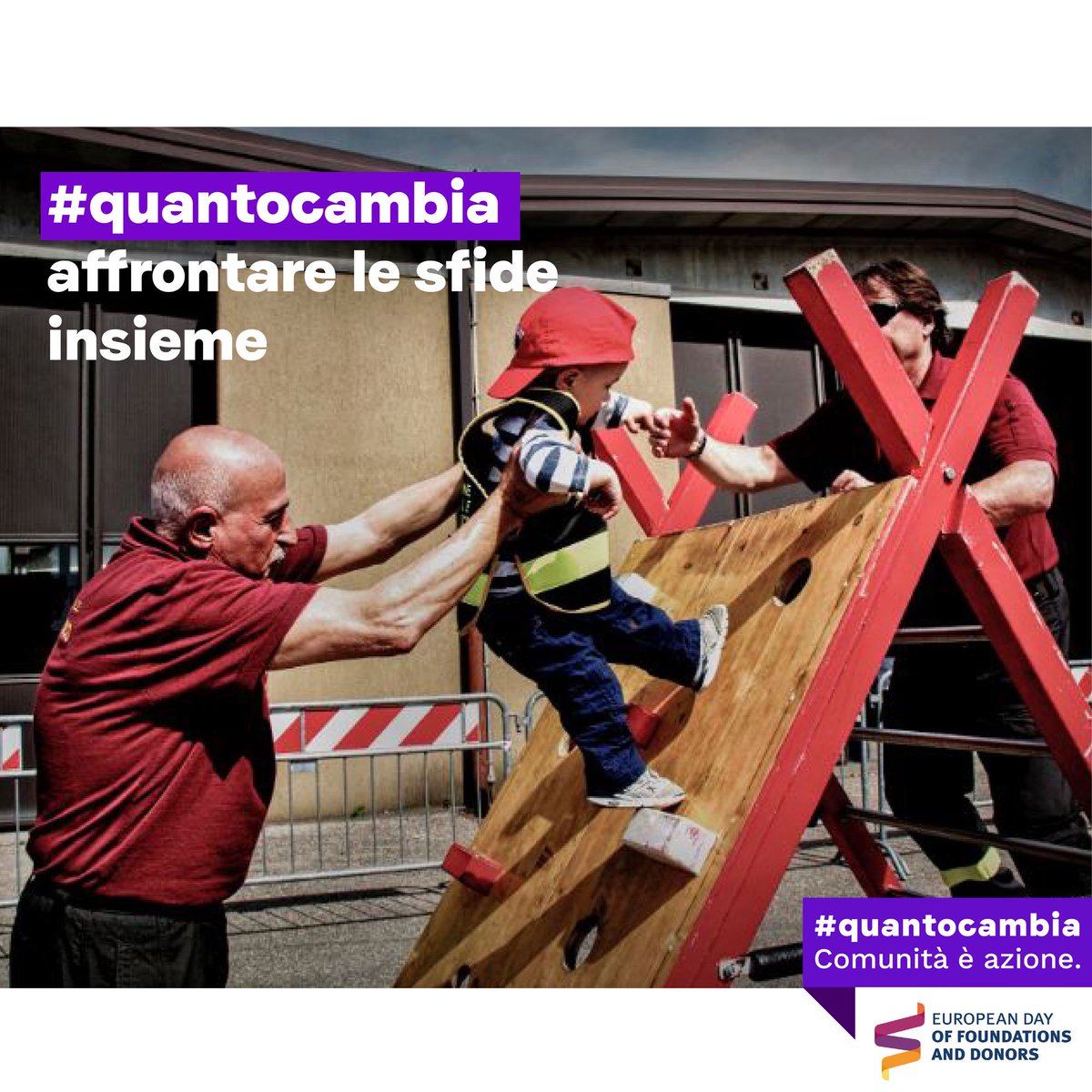 Oggi è la Giornata europea delle fondazioni. Noi crediamo che solo agendo insieme si possano realmente cambiare le cose. 

Scopri di più su quantocambia.it 

#quantocambia @DafneHQ 

#October1Europe #territorio #comunità #azione #benecomune