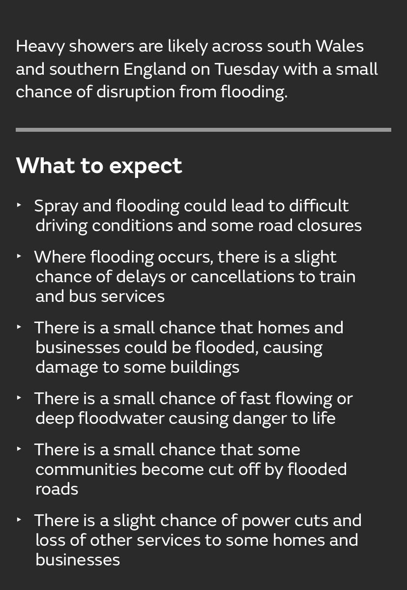 October the 1st brings heavy rain and a Met Office yellow weather warning. Make sure you take care on the roads today, here is some info for you 👇🏻⚠️🍂☔️